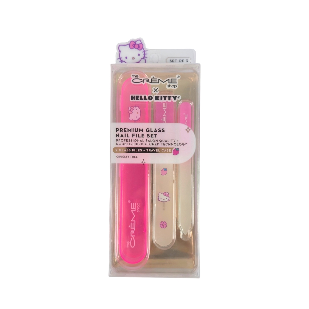 The Crème Shop x Hello Kitty Premium Glass Nail File Set (Pink)– Limited Edition
